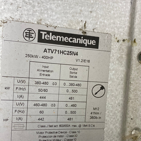 SCHNEIDER ELECTRIC ATV71HC25N4