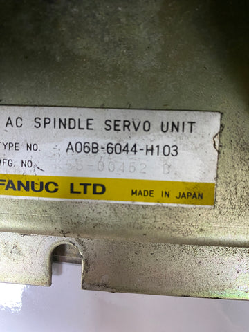 FANUC A06B-6055-H106