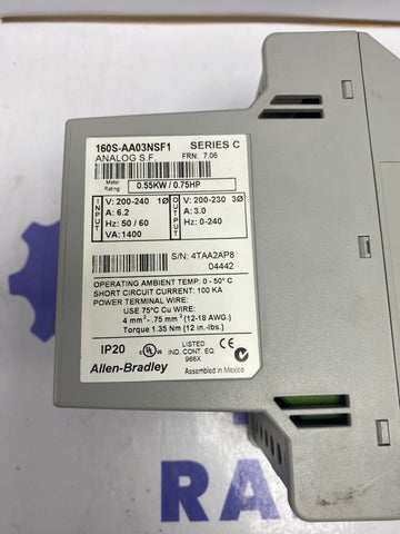 ALLEN BRADLEY 160S-AA03NSF1