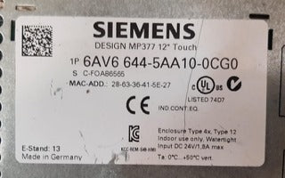 SIEMENS 6AV6644-5AA10-0CG0