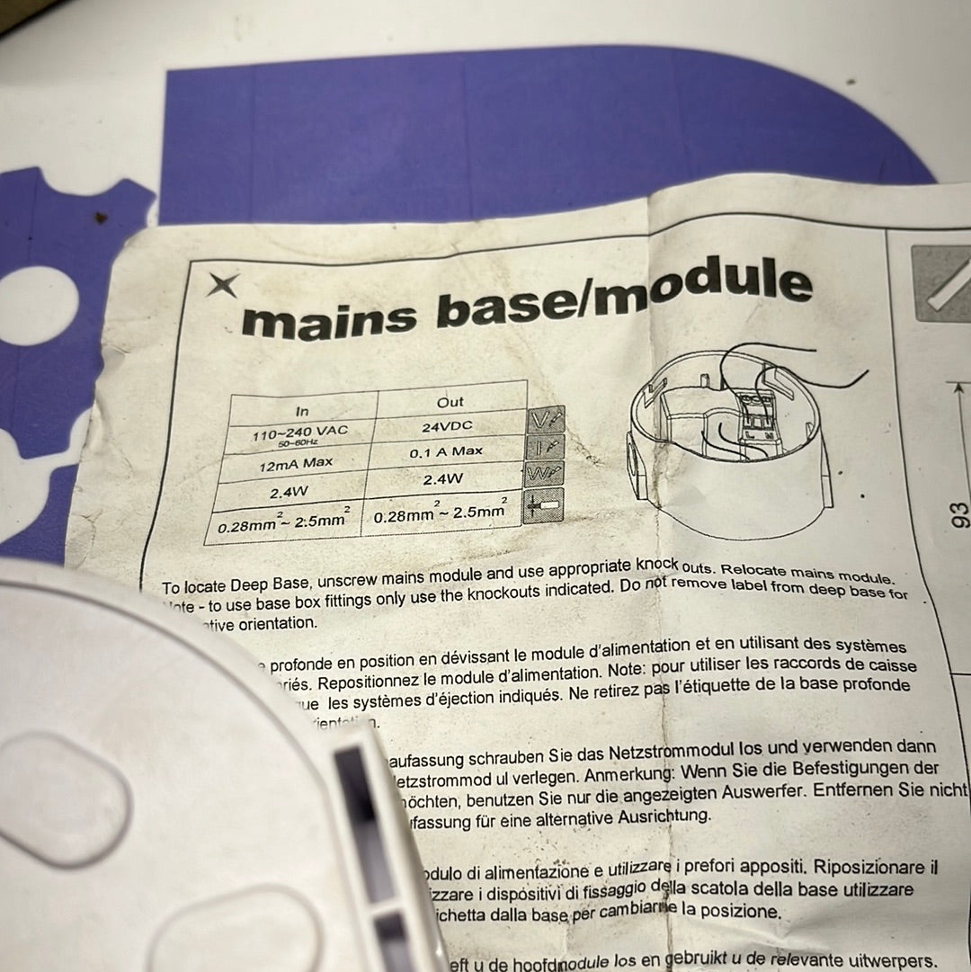 MAINS BASE/MODULE