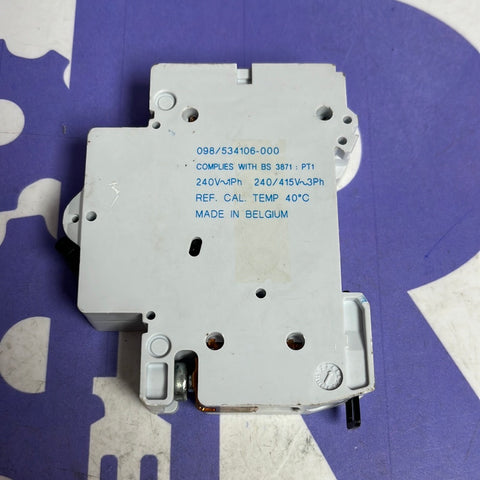 GEC VYNCKIER SERIES E E6  M6  6A SINGLE POLE MCB BREAKER TYPE 2 (USS)