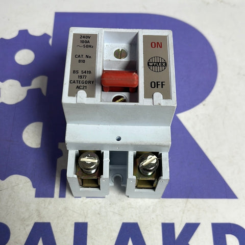 WYLEX MAIN SWITCH DISCONNECTOR 100 AMP