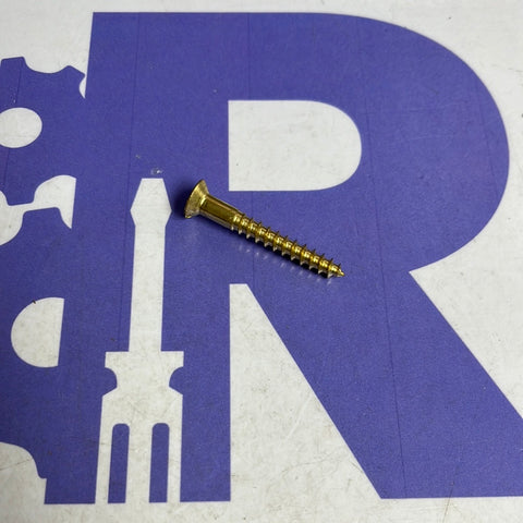 M6*45 BRASS SLTD CSK WOOD SCREW DIN97 ANIXTER