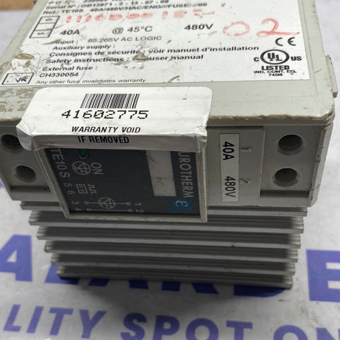 Eurotherm TE10S/40A/480V/HAC/ENG///FUSE/-//00