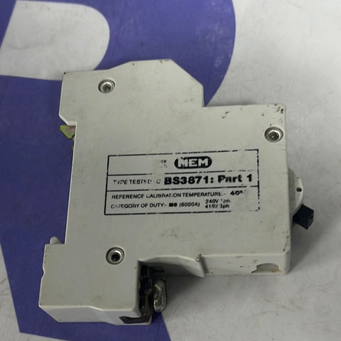 MEM Eaton M6 MCB Type 1  16A 16 amp (USS)