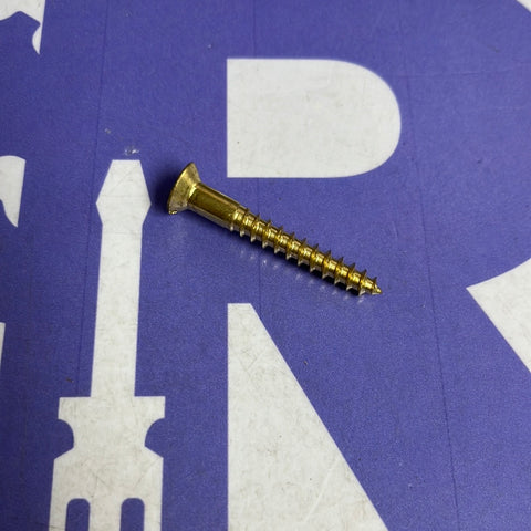 M6*45 BRASS SLTD CSK WOOD SCREW DIN97 ANIXTER