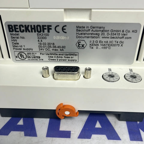 Beckhoff EK3100