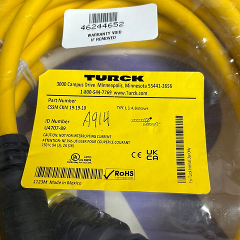 TURCK CSSM CKM 19-19-10