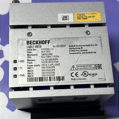 BECKHOFF C6017-0010