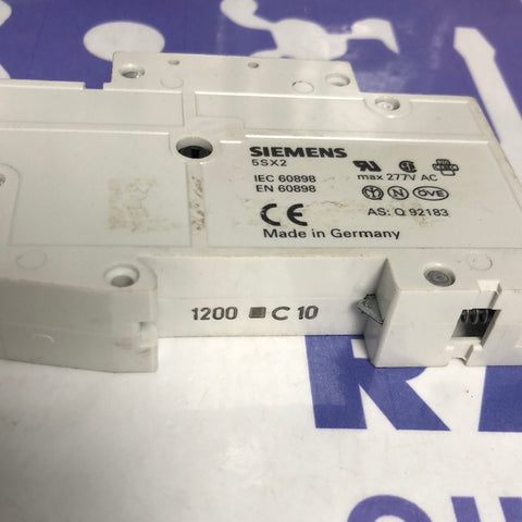 Siemens 5SX21 4A  Single Pole MCB C4 Breaker 5SX21-C04 Type C 4 Amp