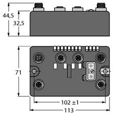 TURCK BLCEN-2M12MT-2RFID-A