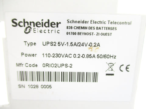 SCHNEIDER ELECTRIC UPS25V-1.5A/24V-0.2A