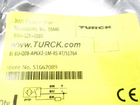 TURCK BI8U-Q08-AP6X2-1M-RS4T/S1764