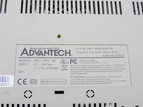 ADVANTECH PPC-150TRT