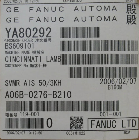 FANUC A06B-0276-B210