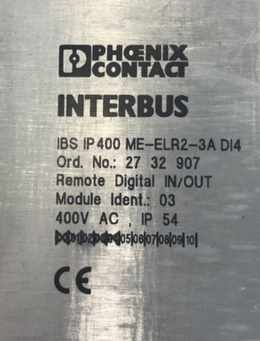 PHOENIX CONTACT  IBS IP 400 ME-ELR2-3A-DI4
