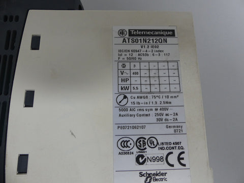 SCHNEIDER ELECTRIC ATS01N212QN