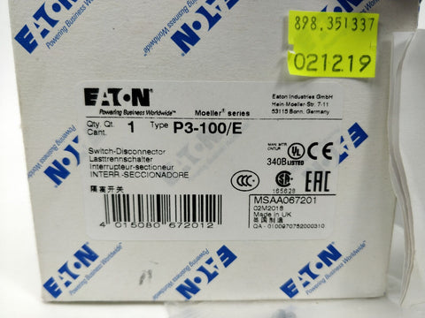 EATON P3-100/E