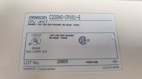 OMRON C200HSCPU01E