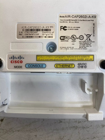 CISCO AIR-CAP2602I-A-K9