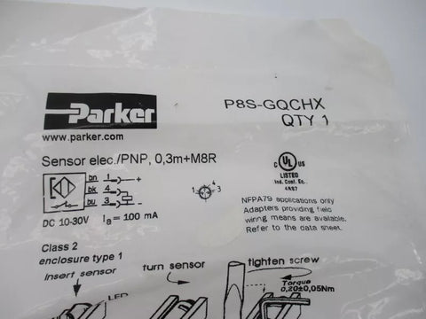 PARKER P8S-GQCHX