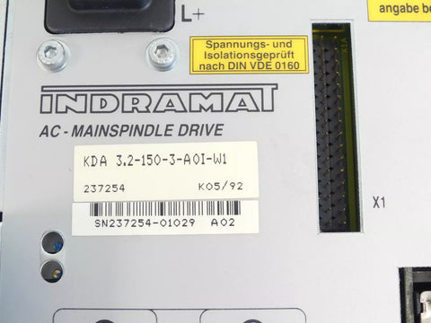 Indramat KDA3.2-150-3-A0I-W1