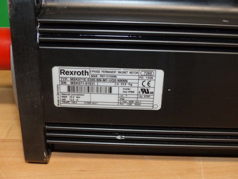 BOSCH REXROTH MSK071E-0300-NN-M1-UGO-NNNN