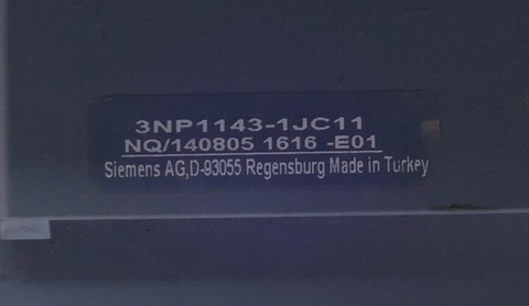 Siemens 3NP1143-1JC11