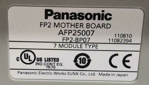 Panasonic FP2-AD8X / FP2-BP07