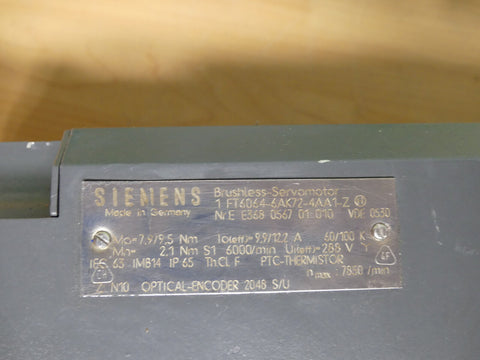 SIEMENS 1FT6064-6AK72-4AA1-Z