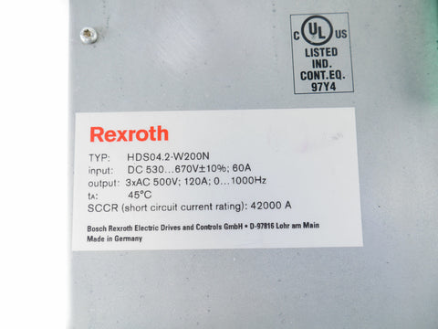 BOSCH REXROTH HDS04.2-W200N-HS12-01-FW