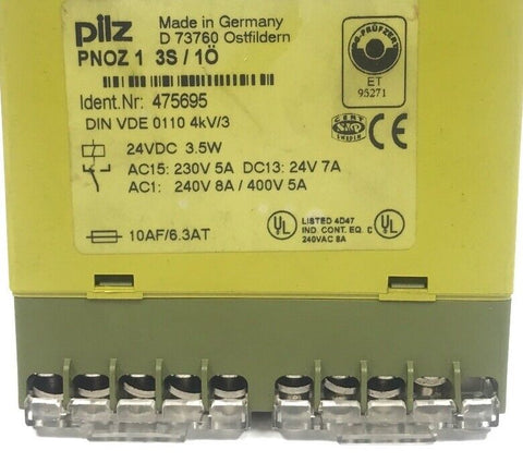 PILZ  PNOZ 1 3S/1Ö