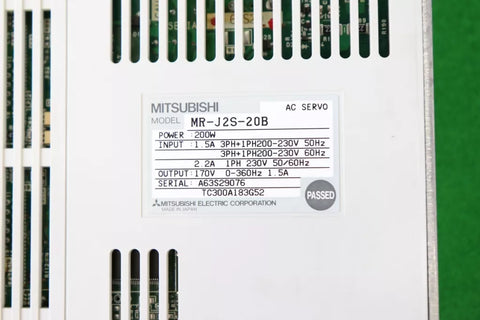 MITSUBISHI MR-J2S-20B