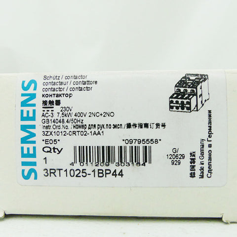 SIEMENS 3RT1025-1BP44