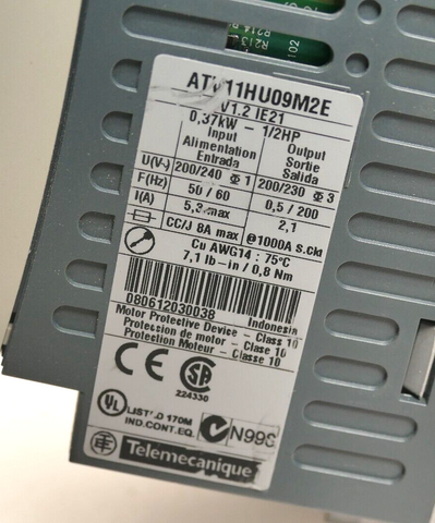 SCHNEIDER ELECTRIC ATV11HU09M2E