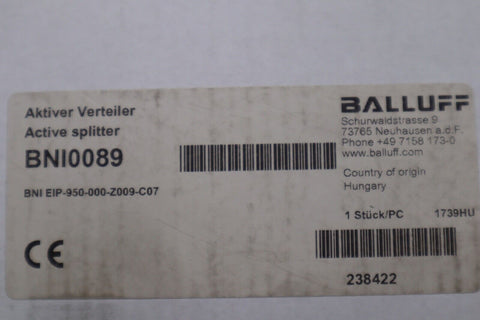 BALLUFF BNI EIP-950-000-Z009-C07