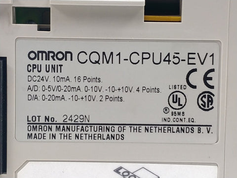 OMRON CQM1-CPU45-EV1