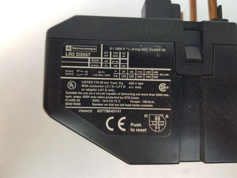 SCHNEIDER ELECTRIC LR2 D3557