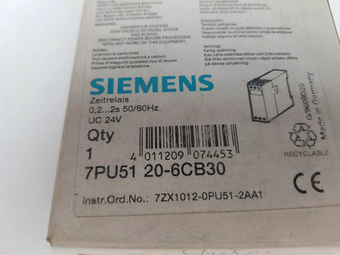 Siemens 7PU51 20-6CB30