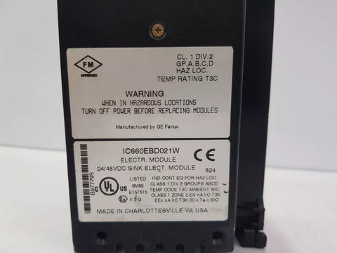 GE FANUC IC660EBD021W