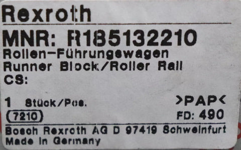 BOSCH REXROTH R185132210