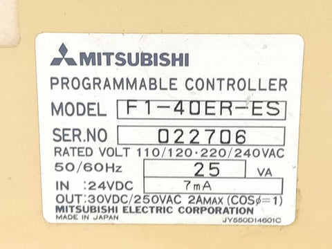 MITSUBISHI F1-40ER-ES