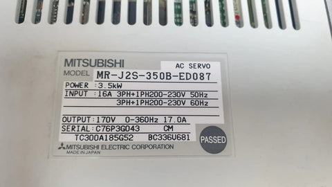 MITSUBISHI MR-J2S-350B-ED087