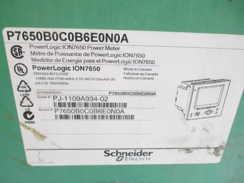 SCHNEIDER ELECTRIC P7650BC0B6E0N0A