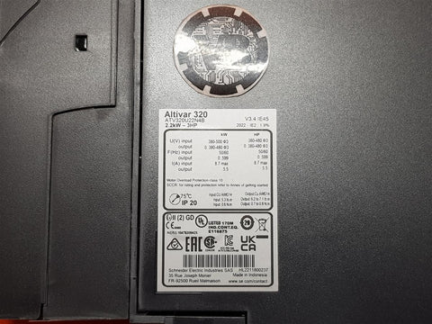 SCHNEIDER ELECTRIC ATV320U22N4B