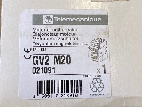 Telemecanique GV2M20