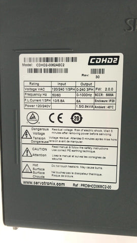 SERVOTRONIX CDHD2-0062AEC2