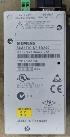 SIEMENS 6ES7 272-0AA30-0YA1