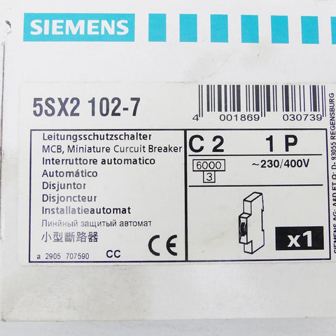 SIEMENS 5SX2-102-7